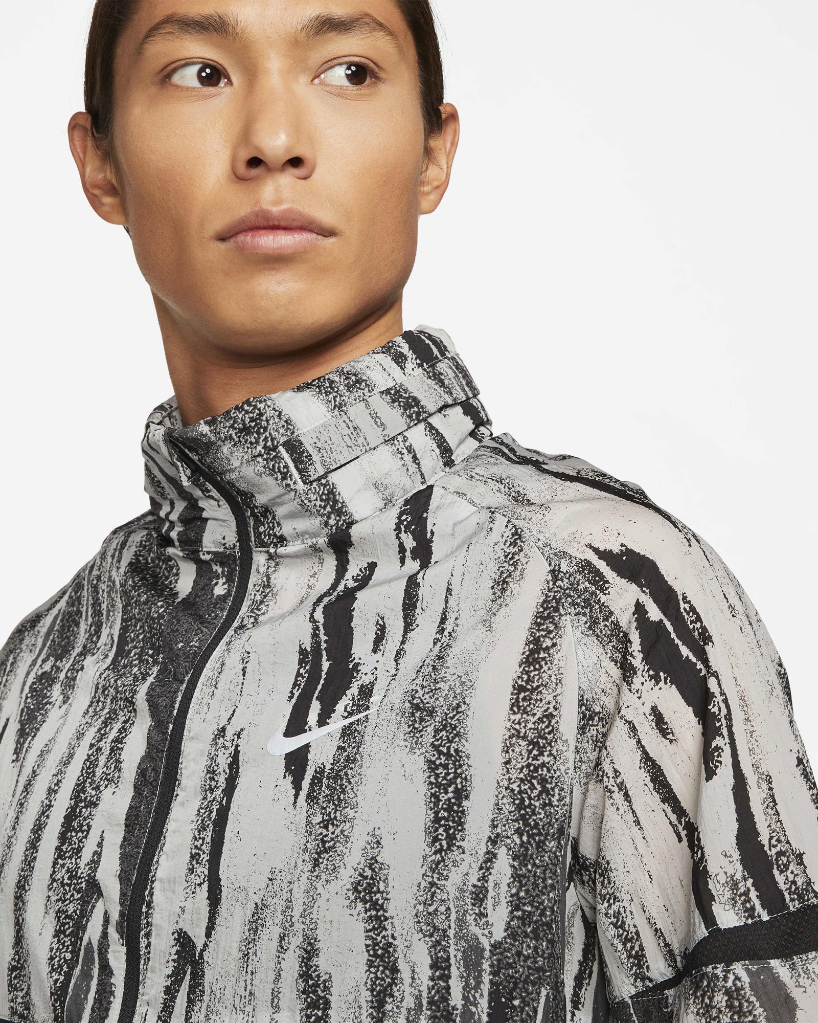 Nike Windrunner Wild Run Ripple Running Jacket - Black