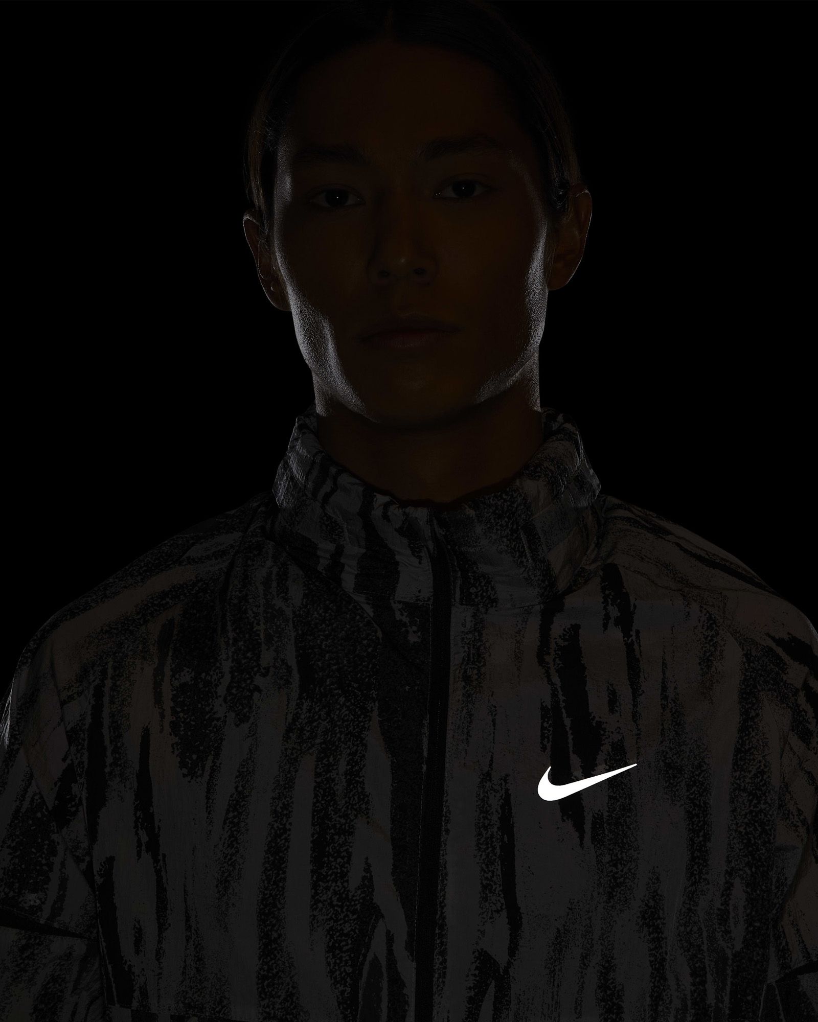 Nike Windrunner Wild Run Ripple Running Jacket - Black