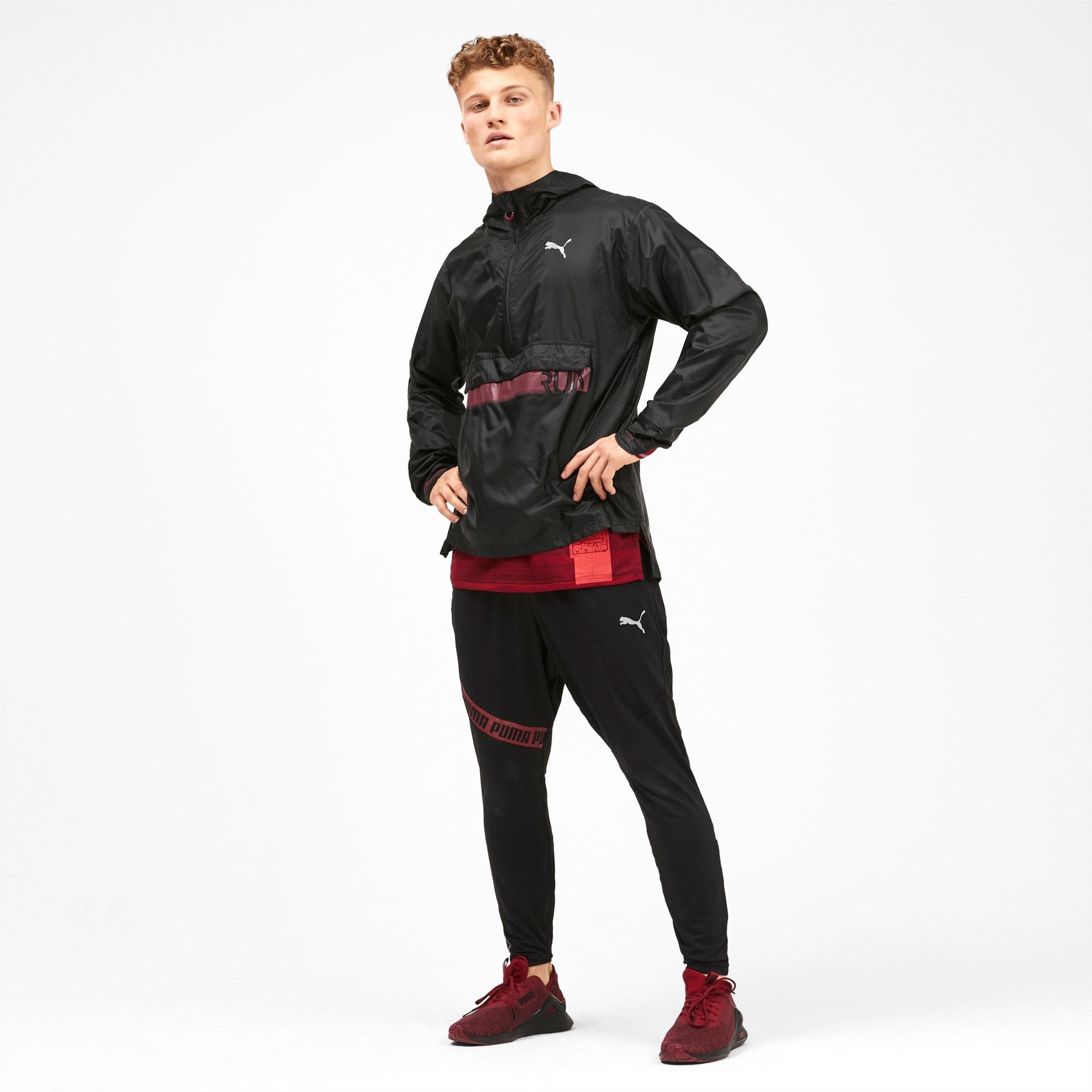 Puma Woven Half Zip Running Jacket
