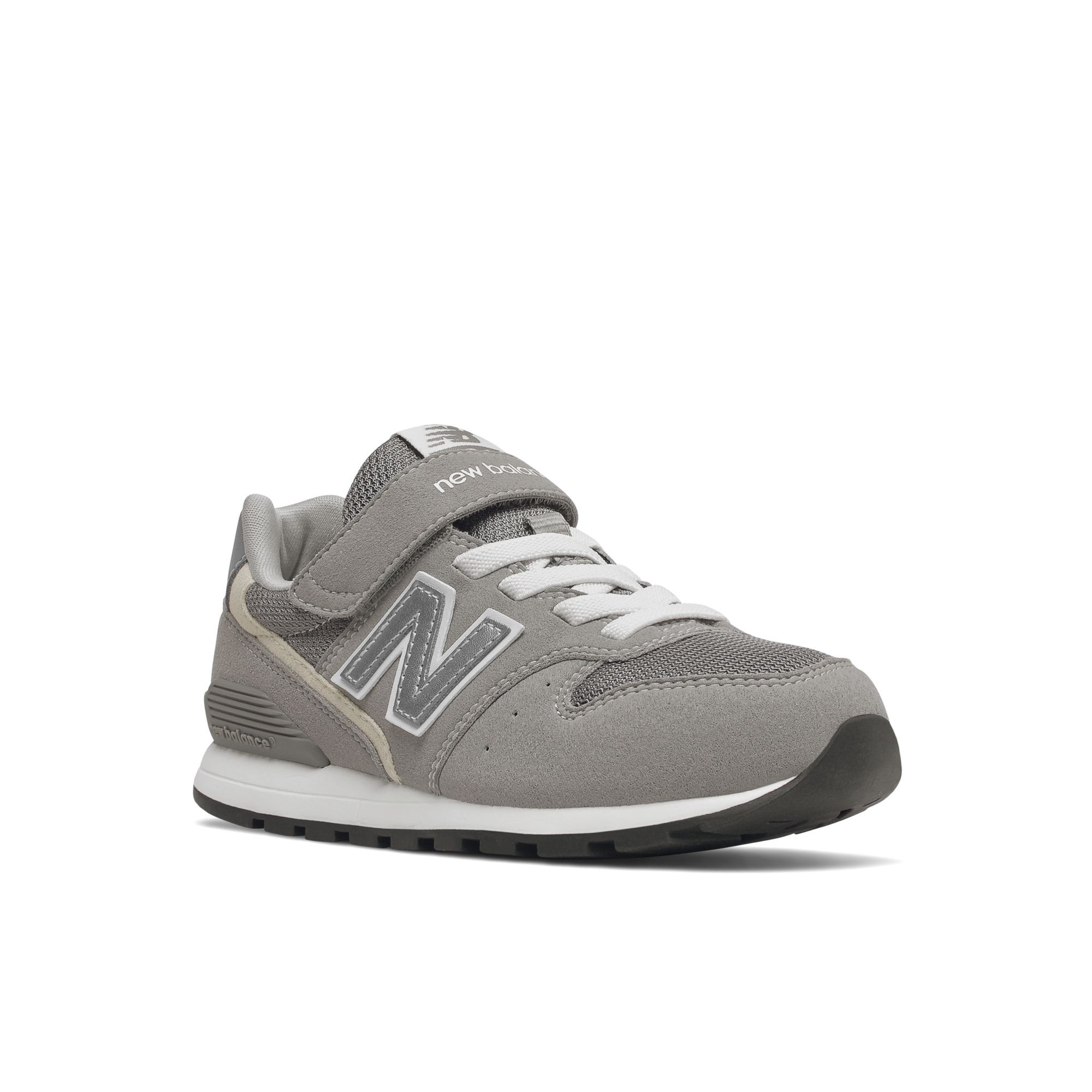New Balance 996 Kid Bungee Lace With Top Strap - Grey