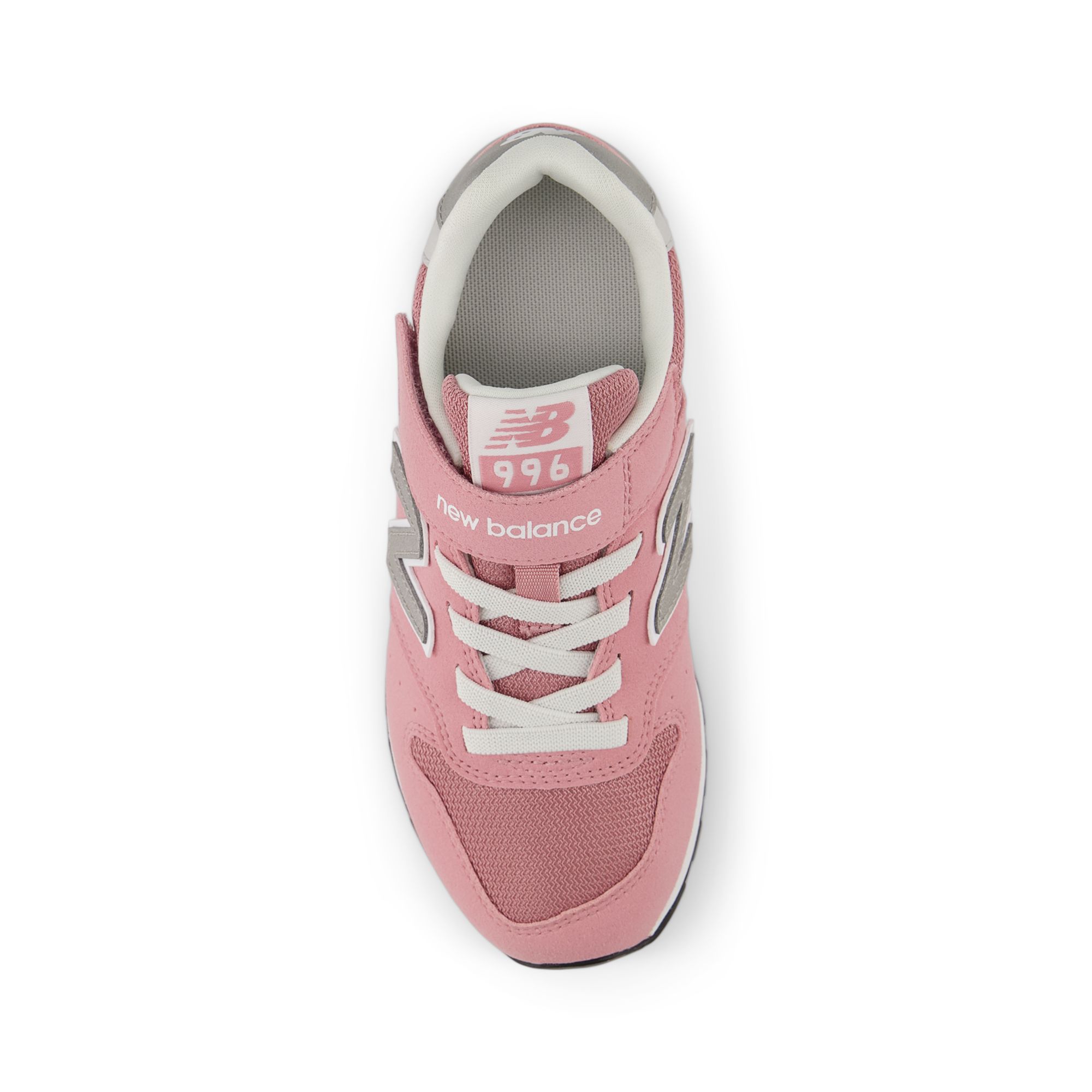 New Balance 996 Kid Bungee Lace With Top Strap - Pink