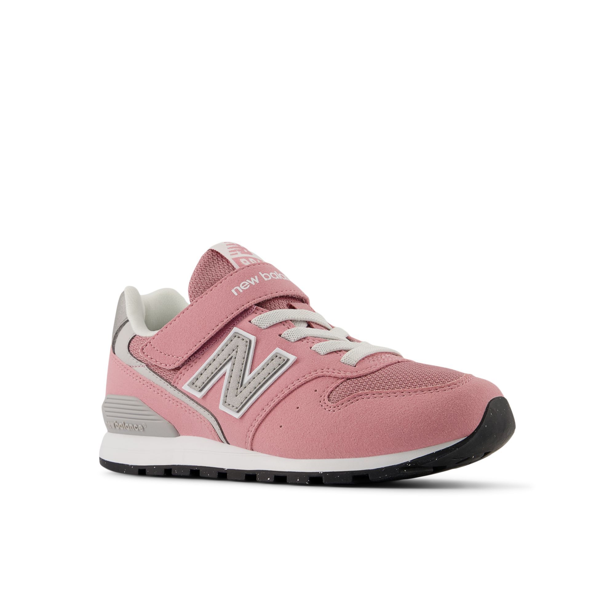 New Balance 996 Kid Bungee Lace With Top Strap - Pink