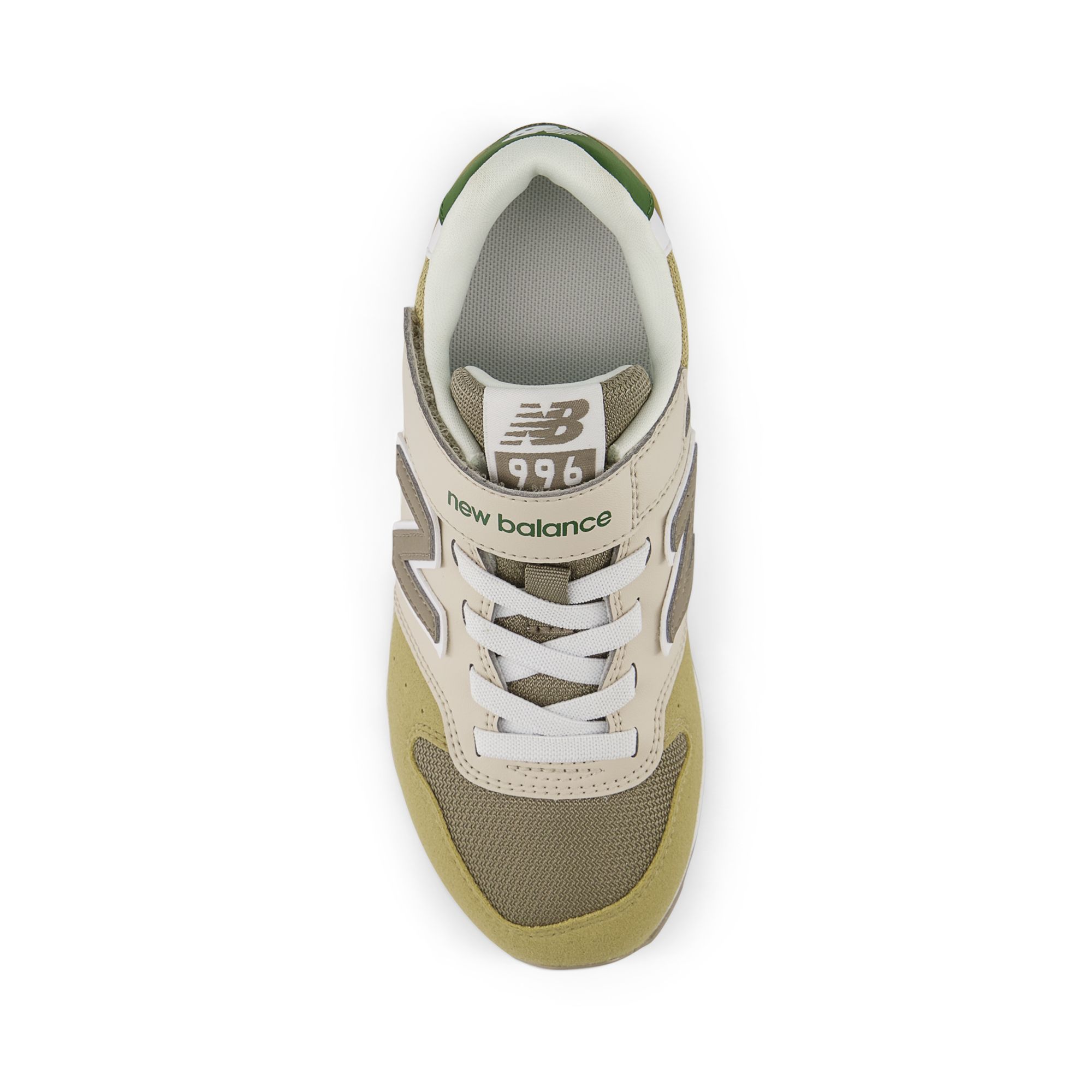 New Balance 996 Kid Bungee Lace With Top Strap - Brown / Green