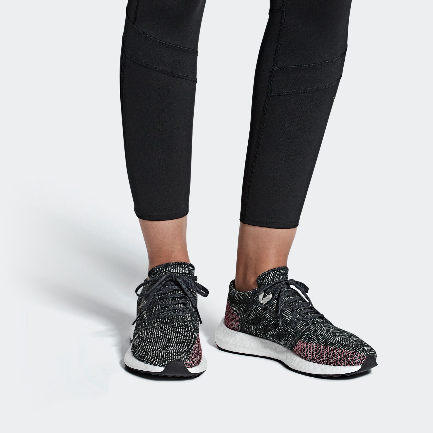adidas Pureboost Go - Carbon/Trace Maroon
