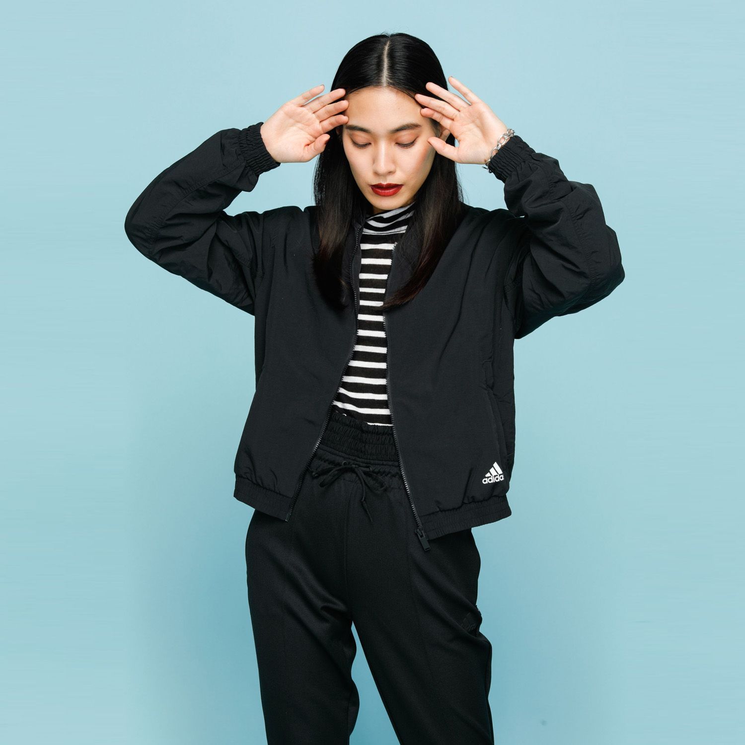 adidas Woven Bomber Jacket 'Black'