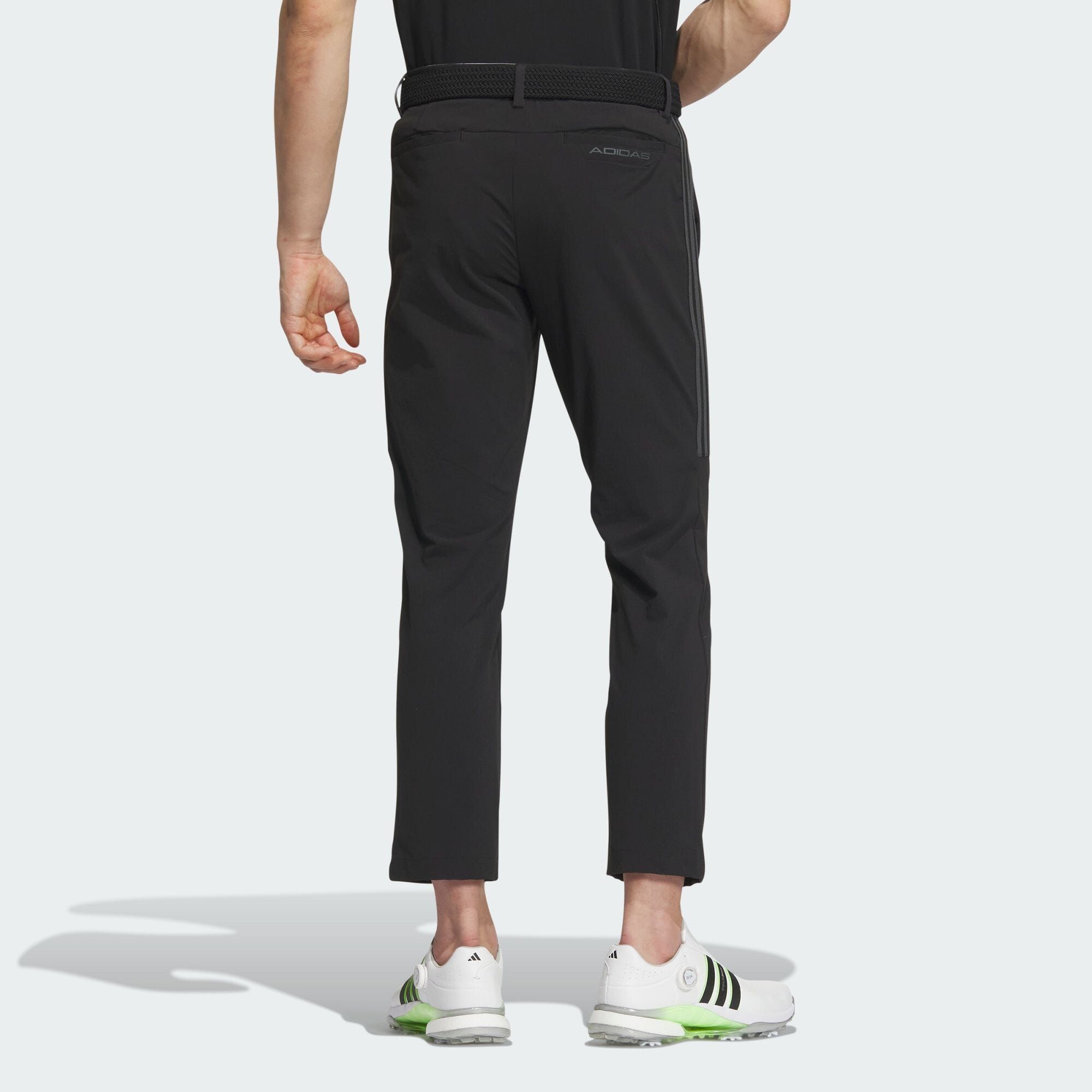 adidas 3 Stripes 4-Way Stretch Water Repellent Ankle Pants - Black