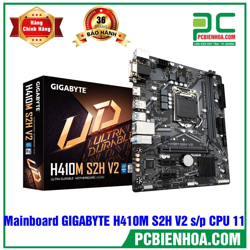 Mainboard Gigabyte H410M-S2H V2 chạy thế hệ 11