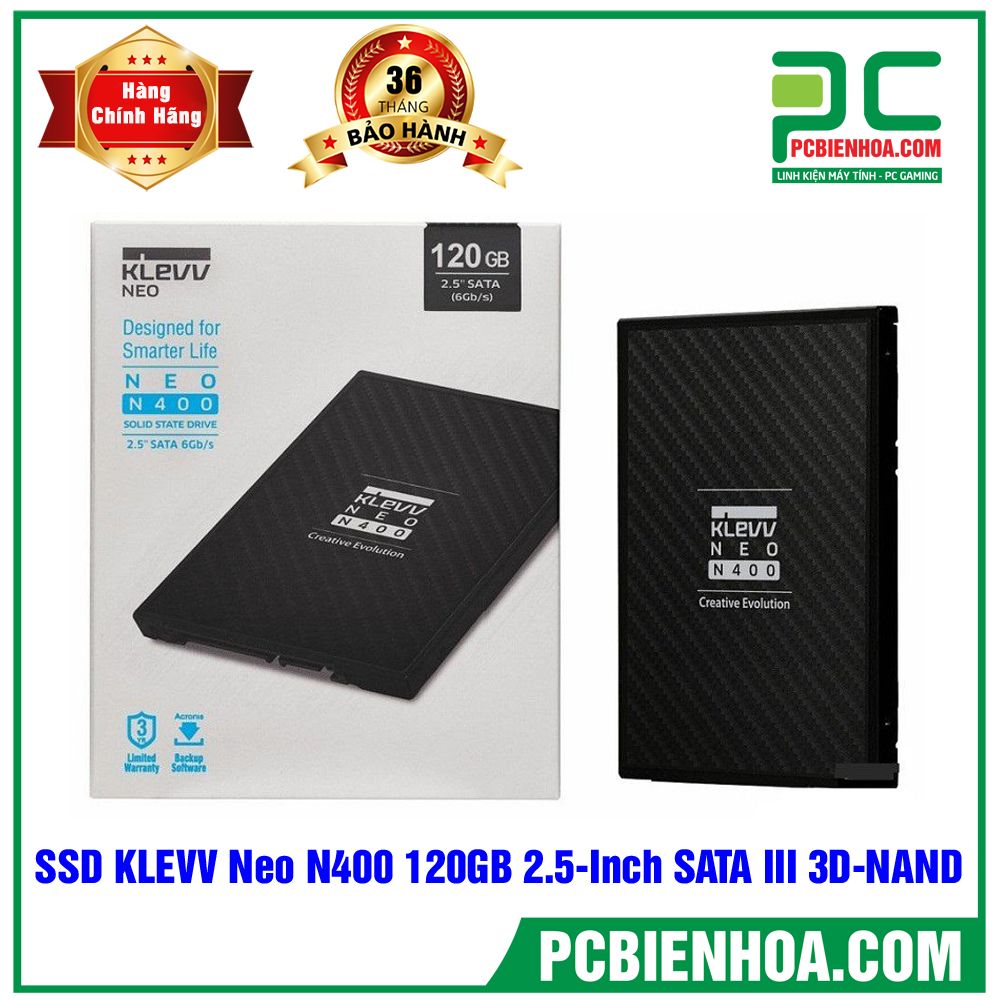 SSD KLEVV Neo N400 120GB 2.5-Inch SATA III 3D-NAND