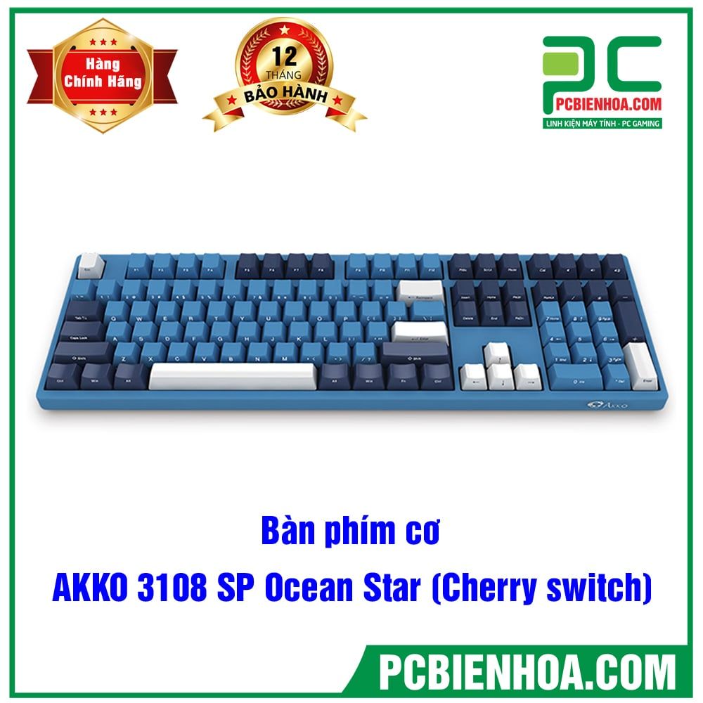 Bàn phím cơ AKKO 3108 SP Ocean Star (Cherry switch)