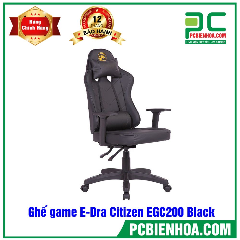 Ghế game E-Dra Citizen EGC200 Black ( Chất lượng vượt trôi so với tầm giá )