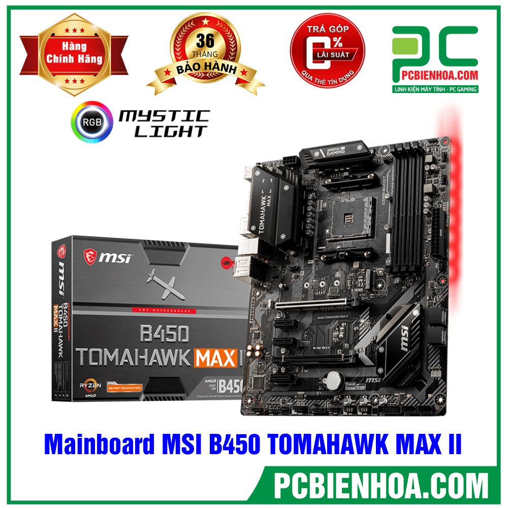 Mainboard MSI B450 TOMAHAWK MAX II ( AM4 / ATX / 4xDDR4 )