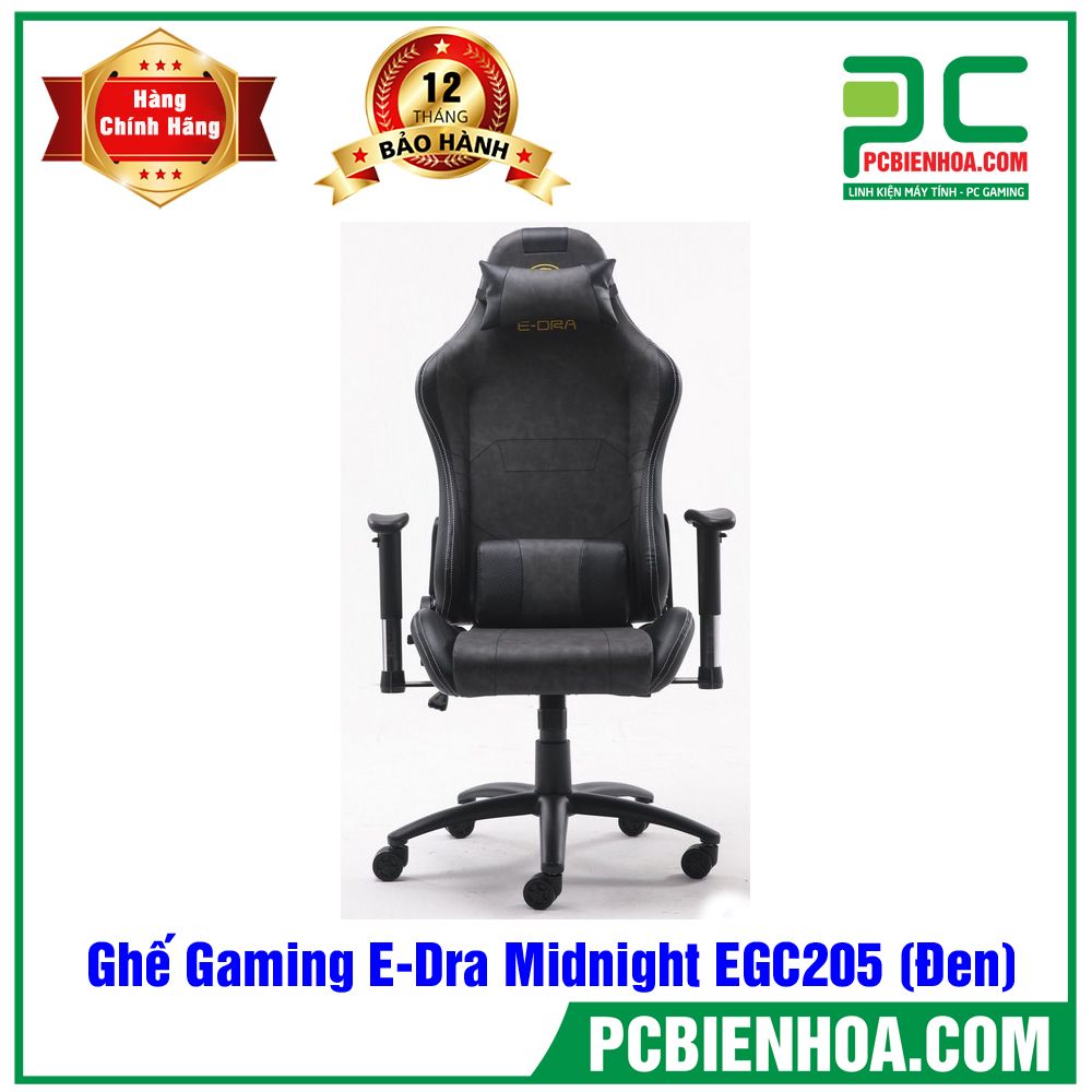 Ghế Gaming E-Dra Midnight EGC205 (Đen)