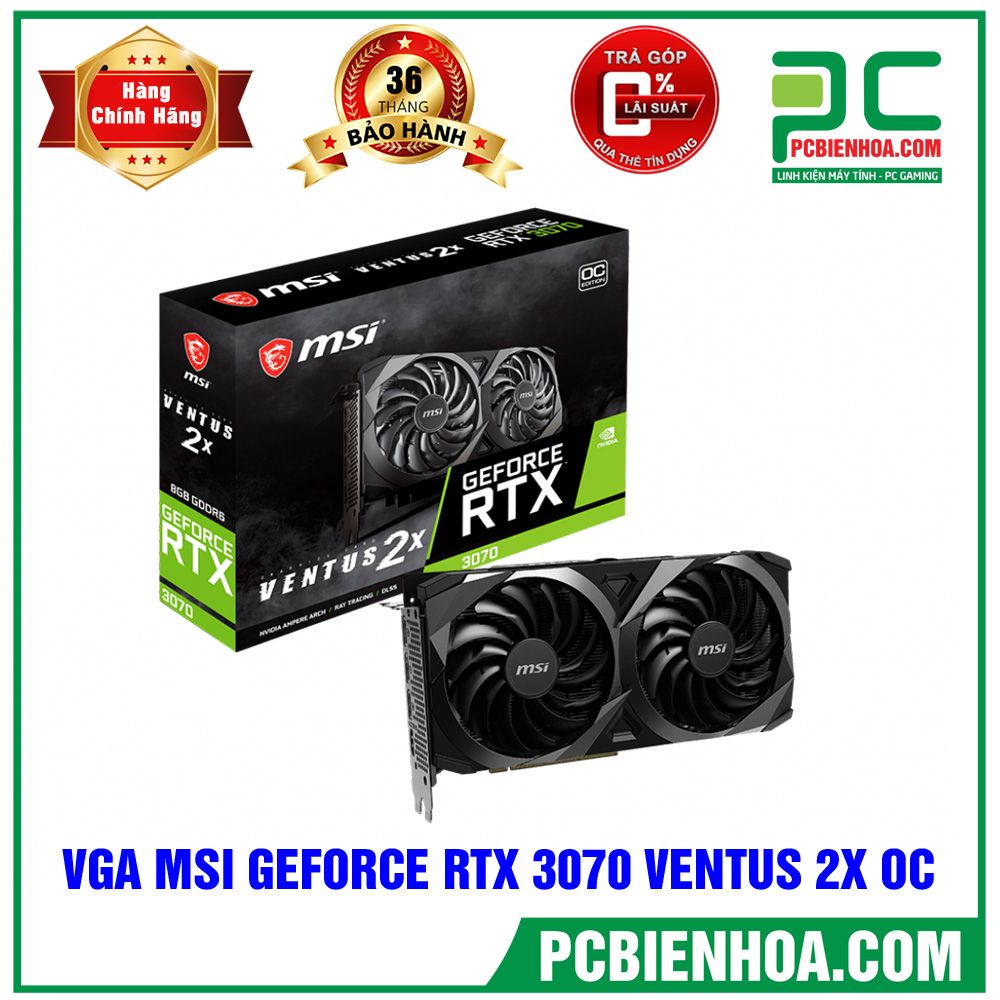 VGA MSI GEFORCE RTX 3070 VENTUS 2X OC