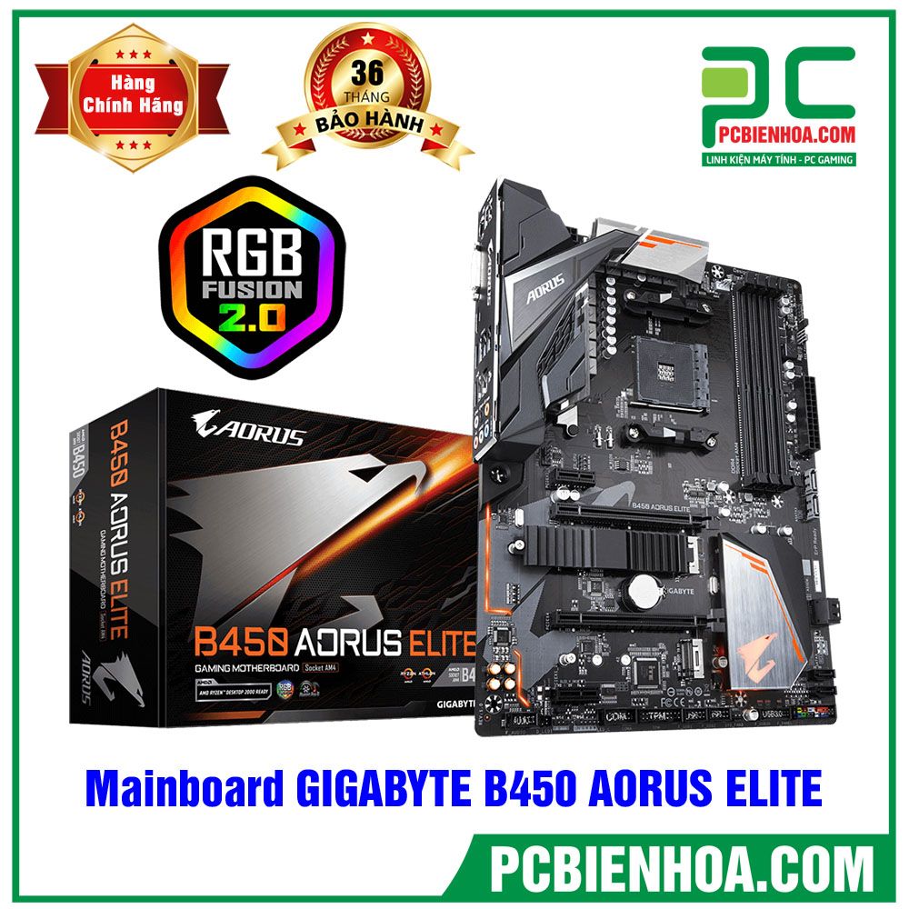 Mainboard GIGABYTE B450 AORUS ELITE ( AM4 / ATX / 4xDDR4 )