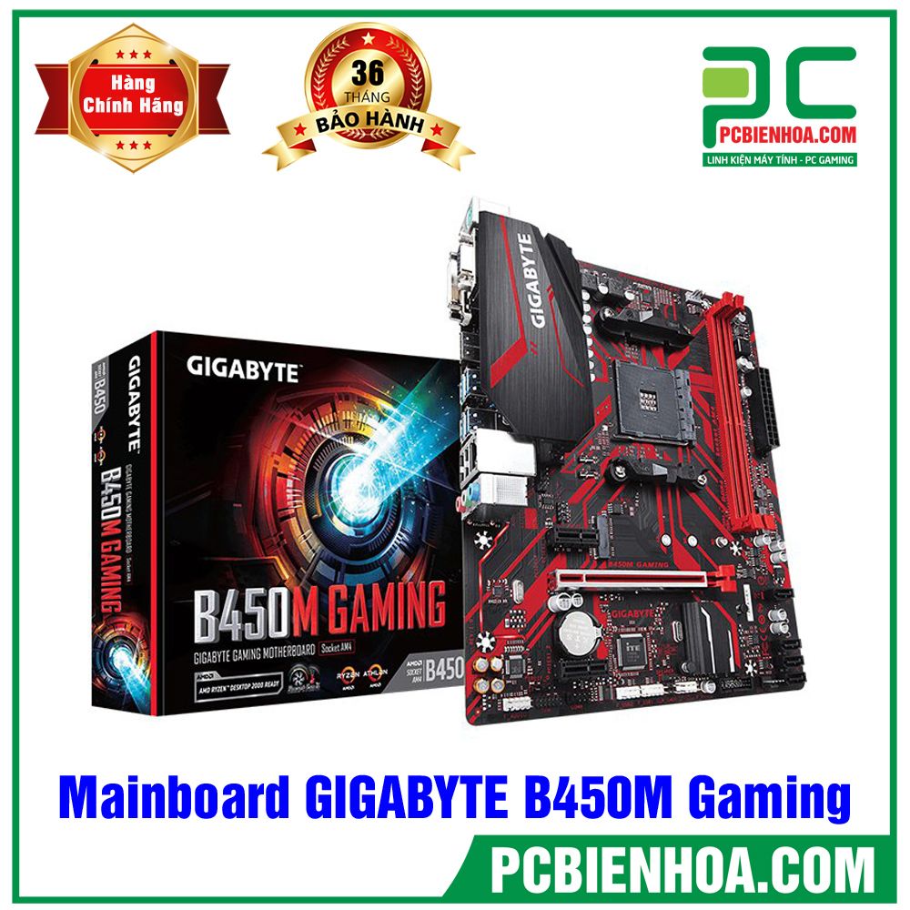 Mainboard GIGABYTE B450M Gaming ( AM4 / M-ATX / 2xDDR4 )