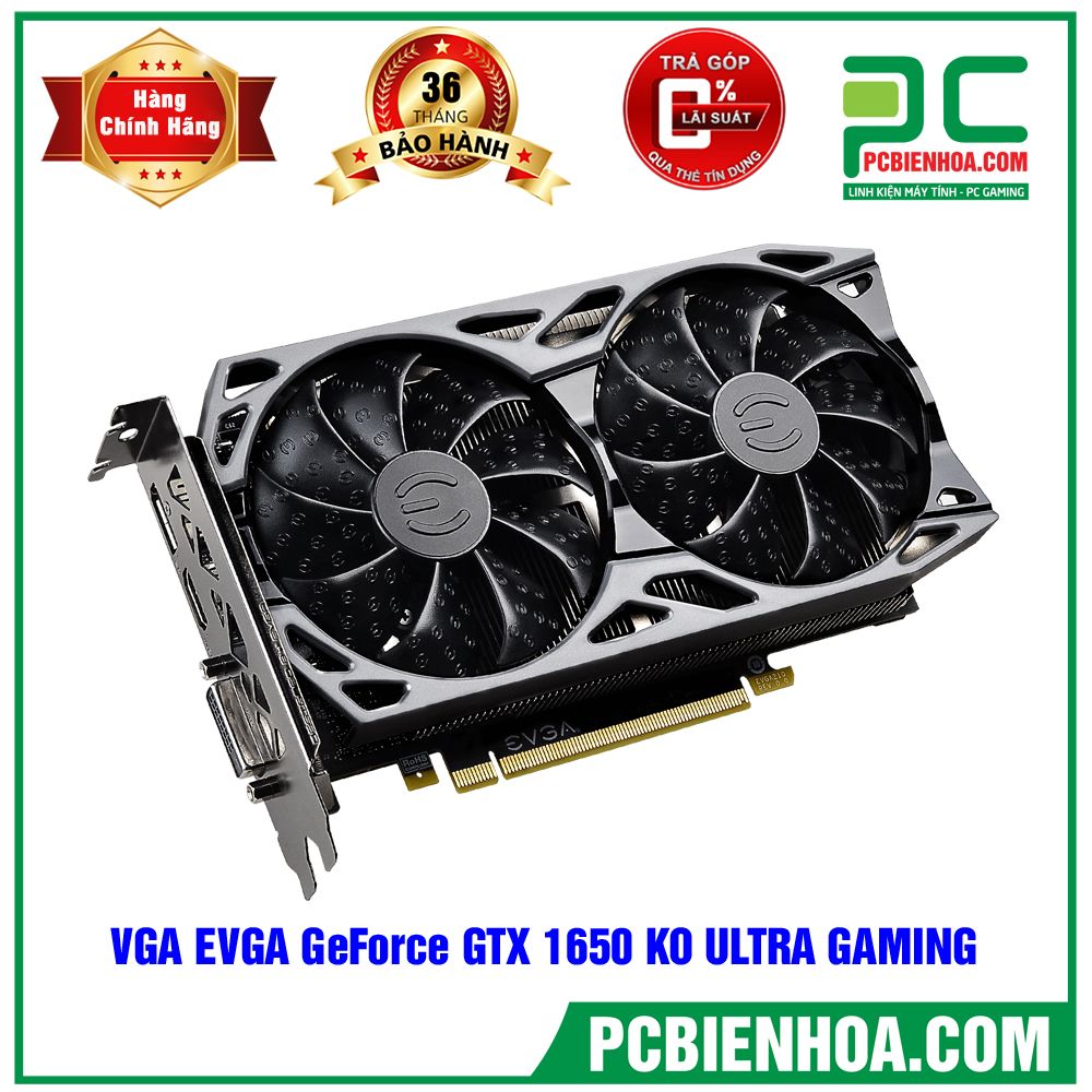 Card màn hình EVGA GeForce GTX 1650 ULTRA GAMING 4G DDR6