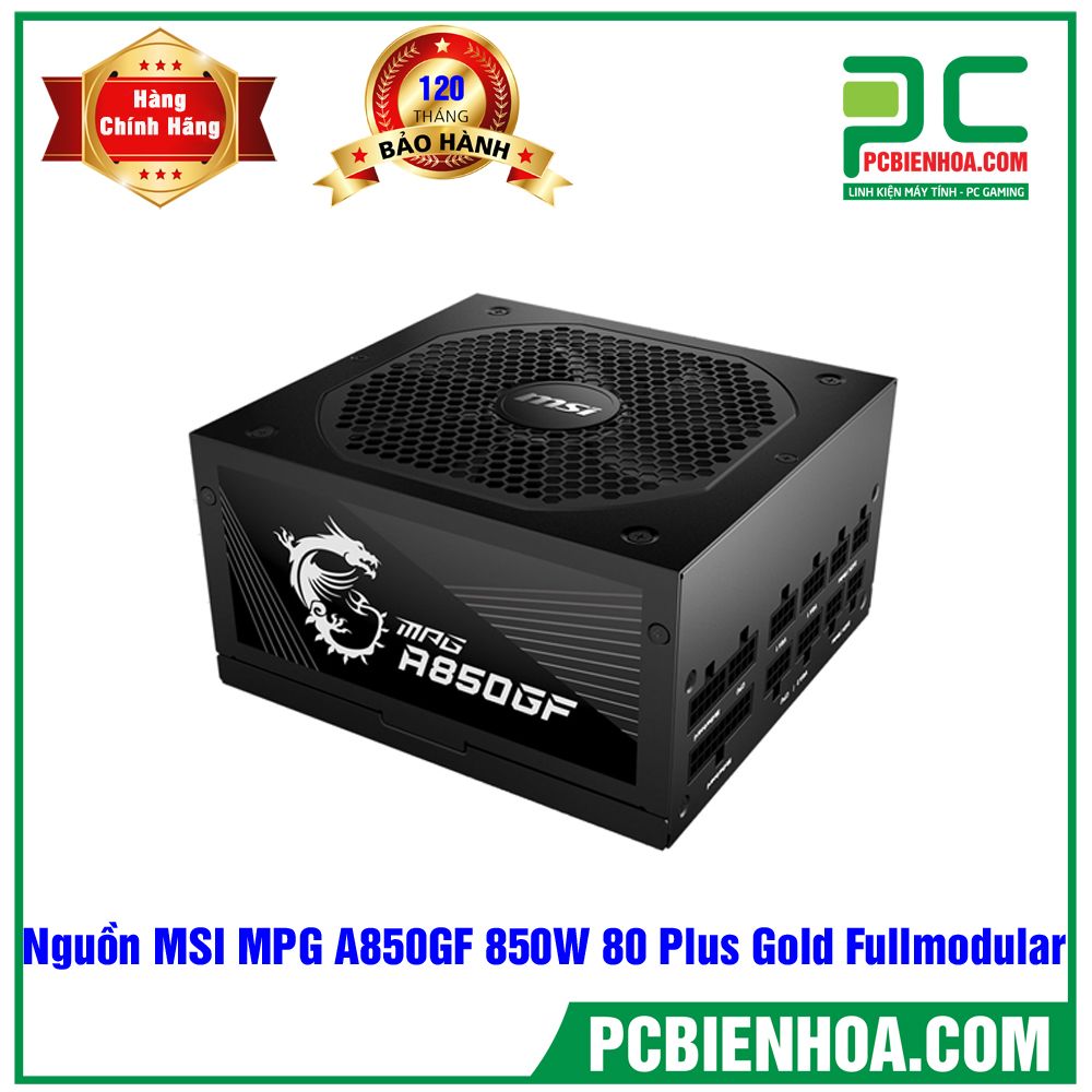 Nguồn MSI MPG A850GF - 850W - 80 PLUS GOLD - Full Modular