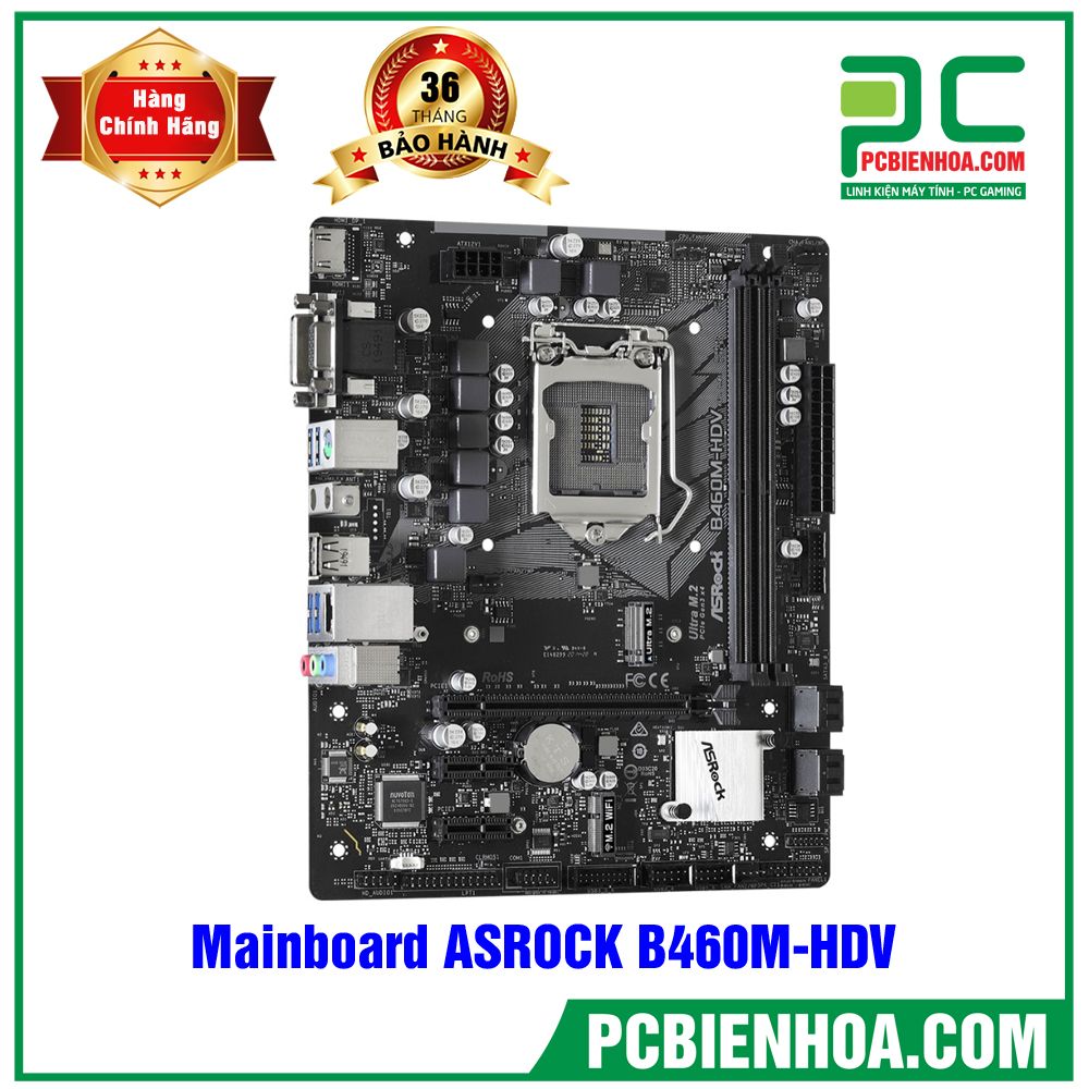 Mainboard ASROCK B460M-HDV ( LGA1200 / M-ATX / 2xDDR4 )