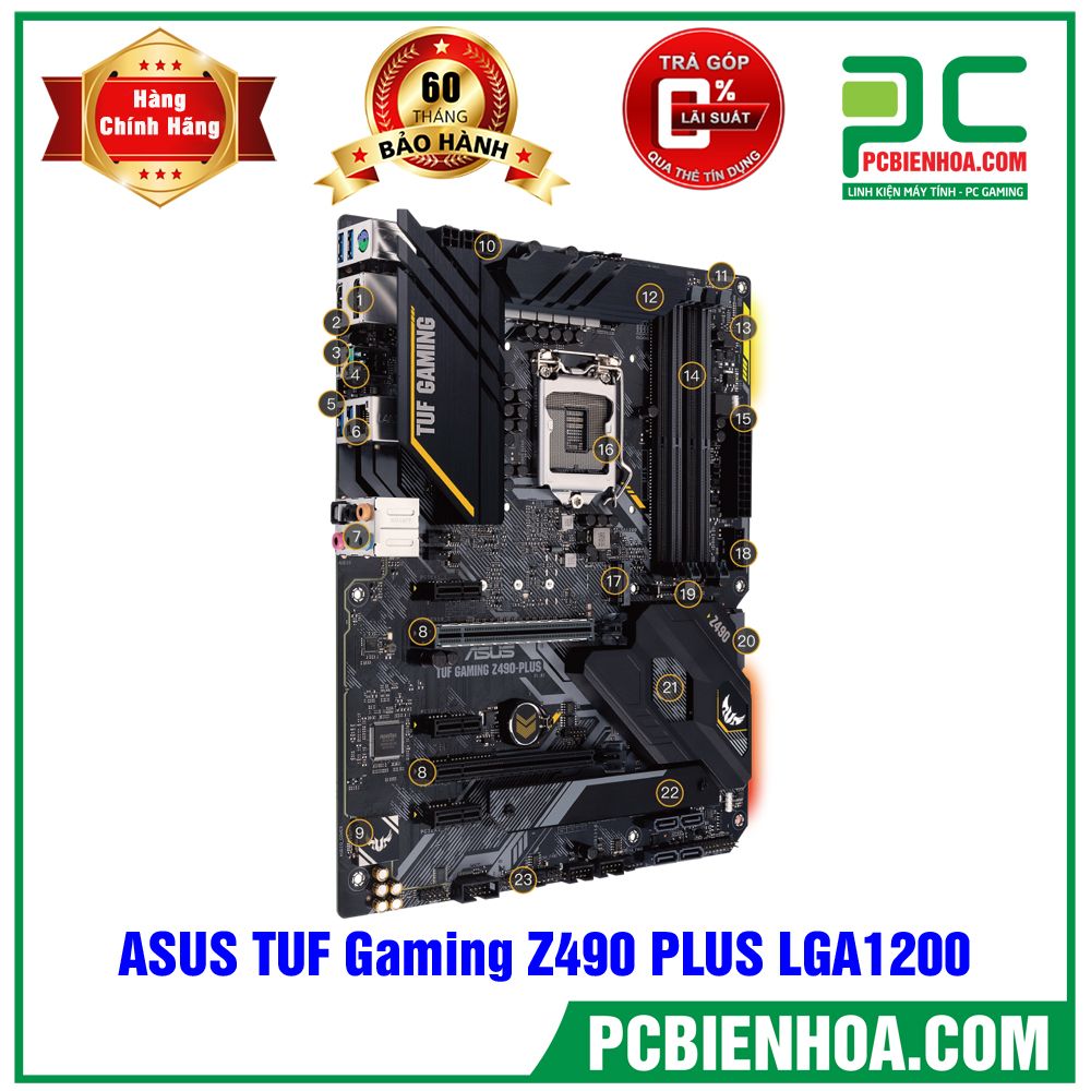Mainboard ASUS TUF Gaming Z490 PLUS LGA1200