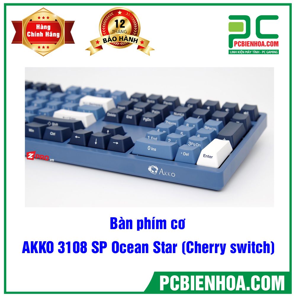 Bàn phím cơ AKKO 3108 SP Ocean Star (Cherry switch)