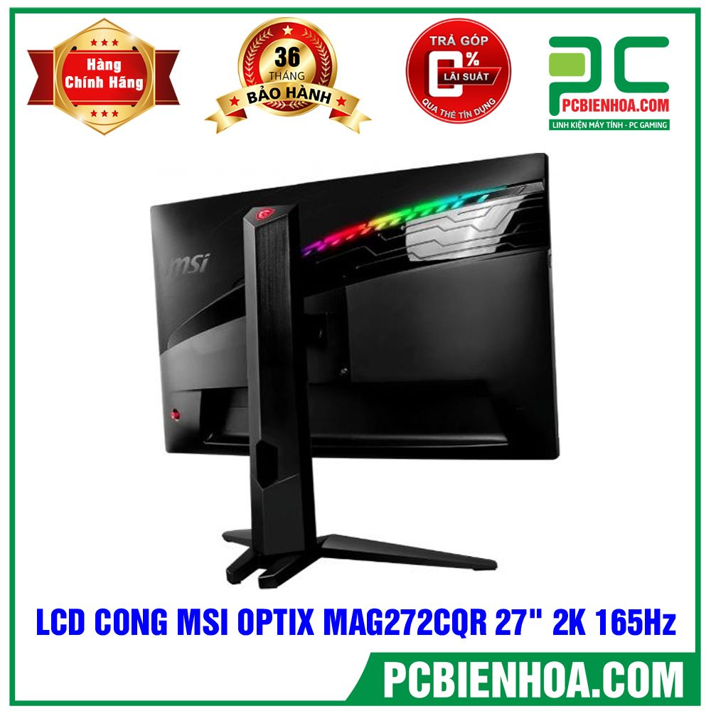 Màn hình cong MSI OPTIX MAG272CQR 27in 2K 165Hz chuyên game ( WQHD / 2560x1440 )