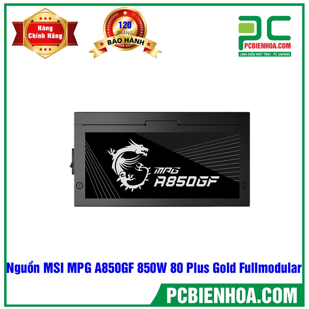 Nguồn MSI MPG A850GF - 850W - 80 PLUS GOLD - Full Modular