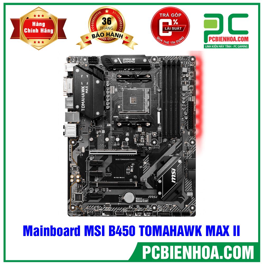Mainboard MSI B450 TOMAHAWK MAX II ( AM4 / ATX / 4xDDR4 )