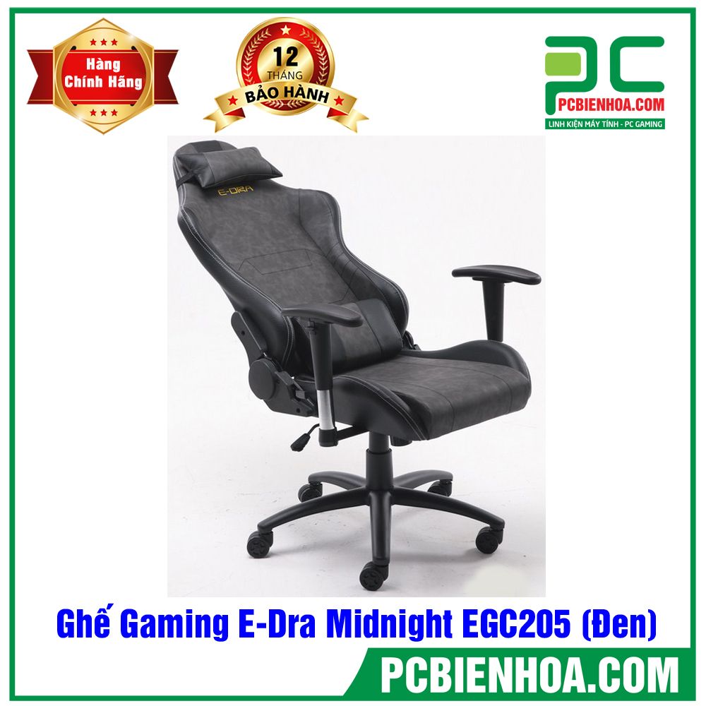 Ghế Gaming E-Dra Midnight EGC205 (Đen)