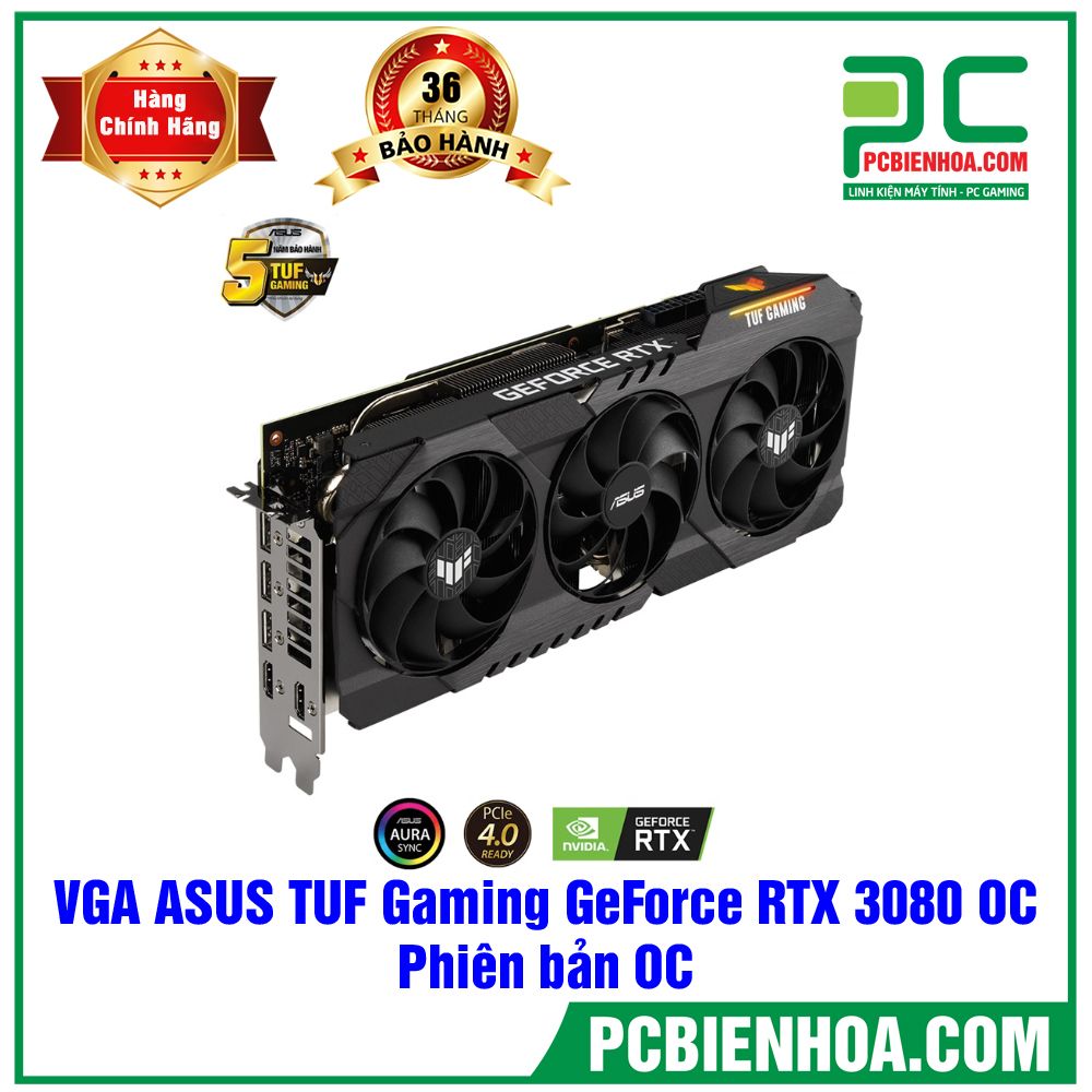 VGA ASUS TUF Gaming GeForce RTX 3080 OC (TUF-RTX3080-O10G-GAMING) OC Edition