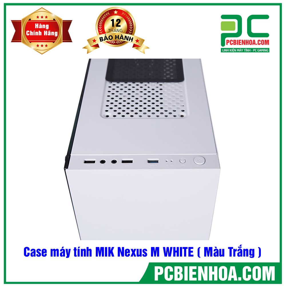 Case máy tính MIK Nexus M WHITE ( Màu Trắng ) ( MID TOWER )