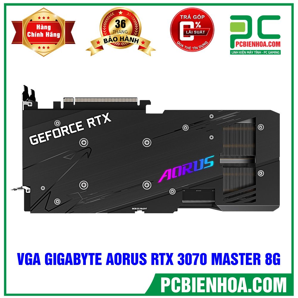 VGA Gigabyte AORUS GeForce RTX 3070 MASTER 8G (GV-N3070AORUS M-8GD)