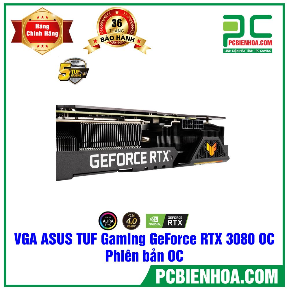 VGA ASUS TUF Gaming GeForce RTX 3080 OC (TUF-RTX3080-O10G-GAMING) OC Edition