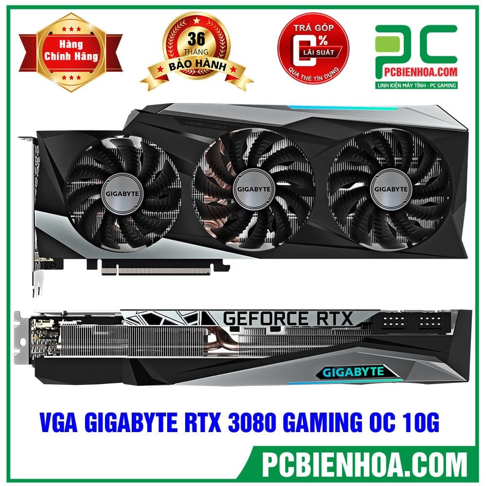 VGA GIGABYTE GeForce RTX 3080 GAMING OC 10G (GV-N 3080 GAMING OC-10GD)