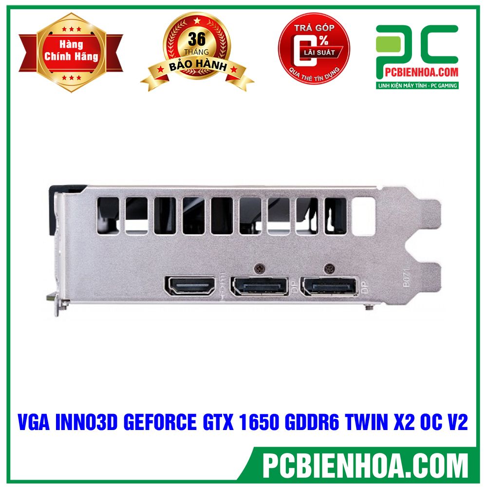 VGA INNO3D GEFORCE GTX 1650 GDDR6 TWIN X2 OC V2