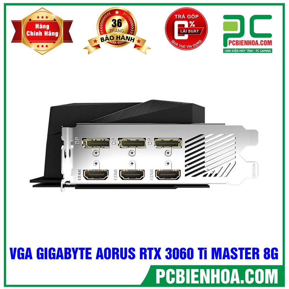 VGA GIGABYTE AORUS GeForce RTX 3060 Ti MASTER 8G (GV-N306TAORUS M-8GD)