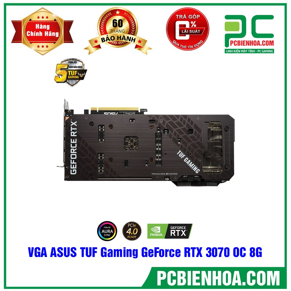 VGA ASUS TUF Gaming GeForce RTX 3070 OC (TUF-RTX3070-O8G-GAMING)