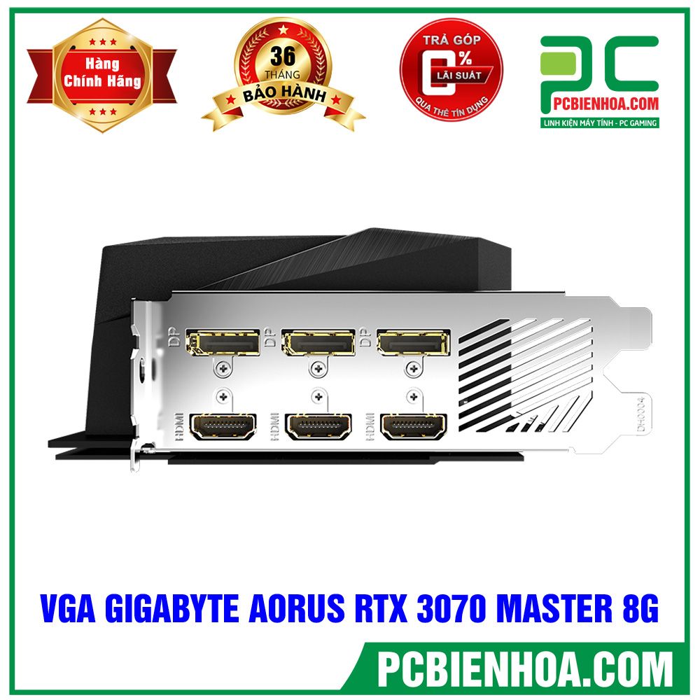VGA Gigabyte AORUS GeForce RTX 3070 MASTER 8G (GV-N3070AORUS M-8GD)