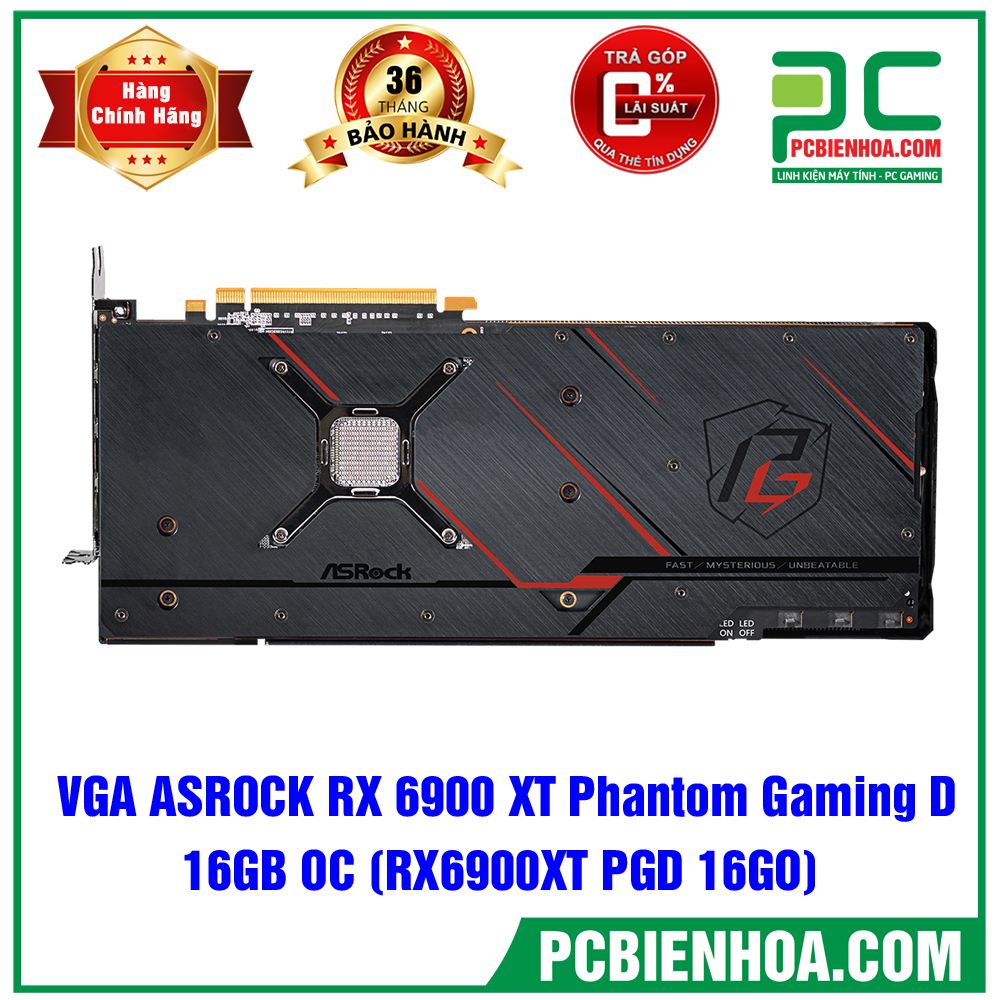 VGA ASRock Radeon RX 6900 XT Phantom Gaming D 16G OC (CÓ BÁN LẺ)
