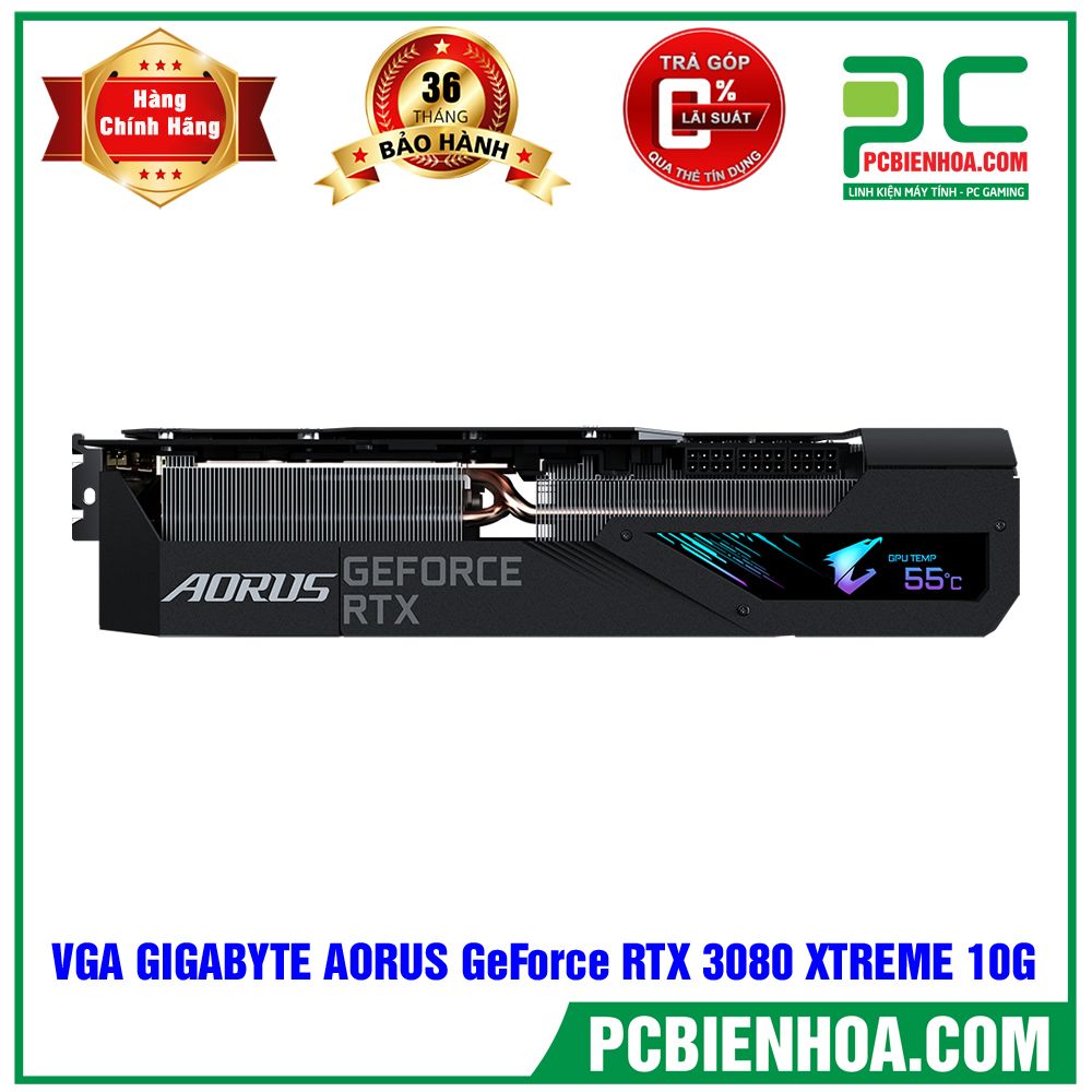 VGA GIGABYTE AORUS GeForce RTX 3080 XTREME 10G (GV-N3080AORUS X-10GD)