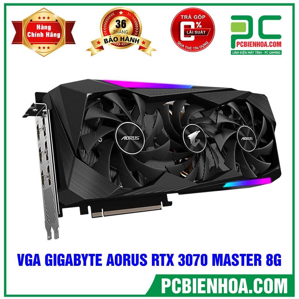 VGA Gigabyte AORUS GeForce RTX 3070 MASTER 8G (GV-N3070AORUS M-8GD)