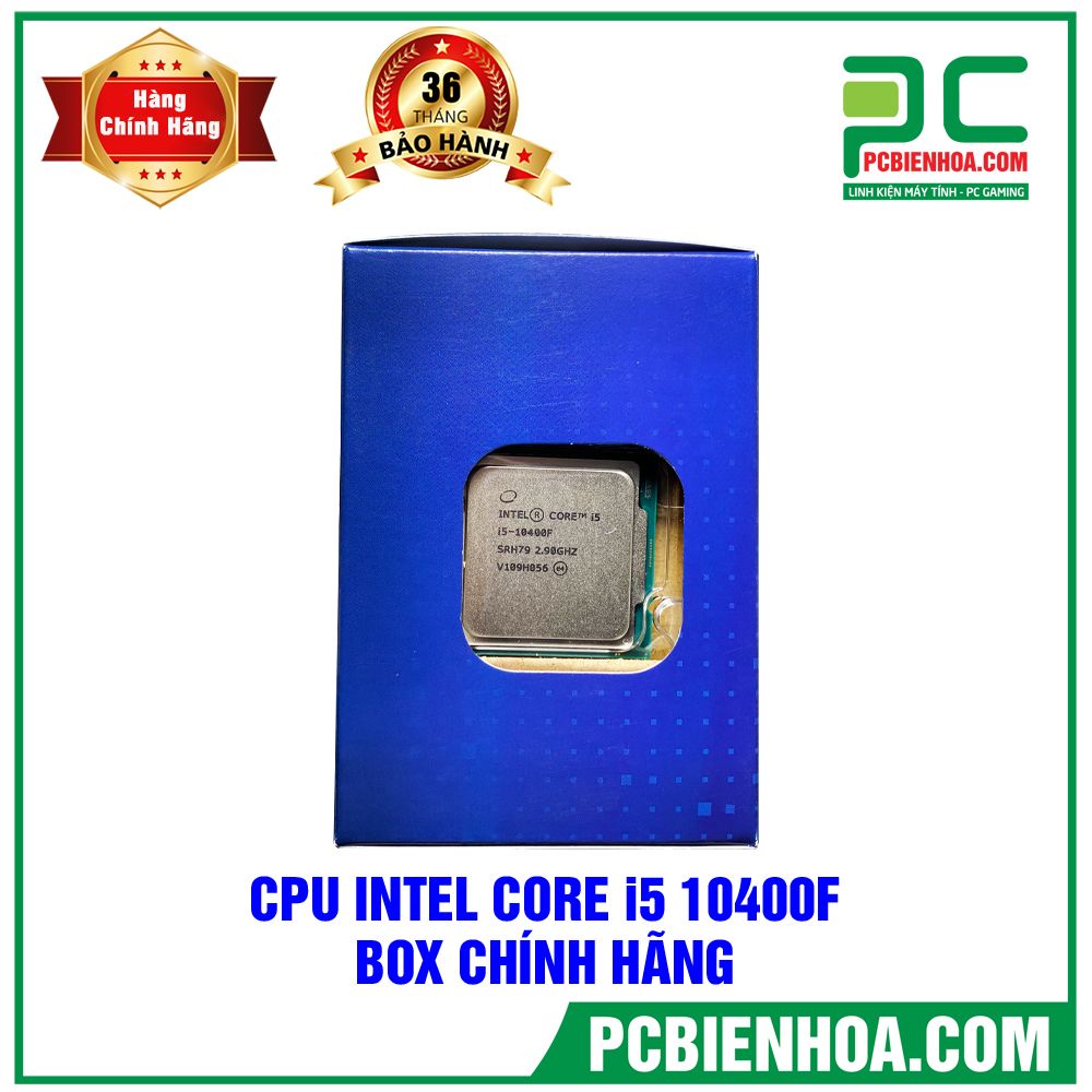CPU Intel Core I5 10400F BOX CHÍNH HÃNG ( VIỄN SƠN / VIẾT SƠN / FPT )