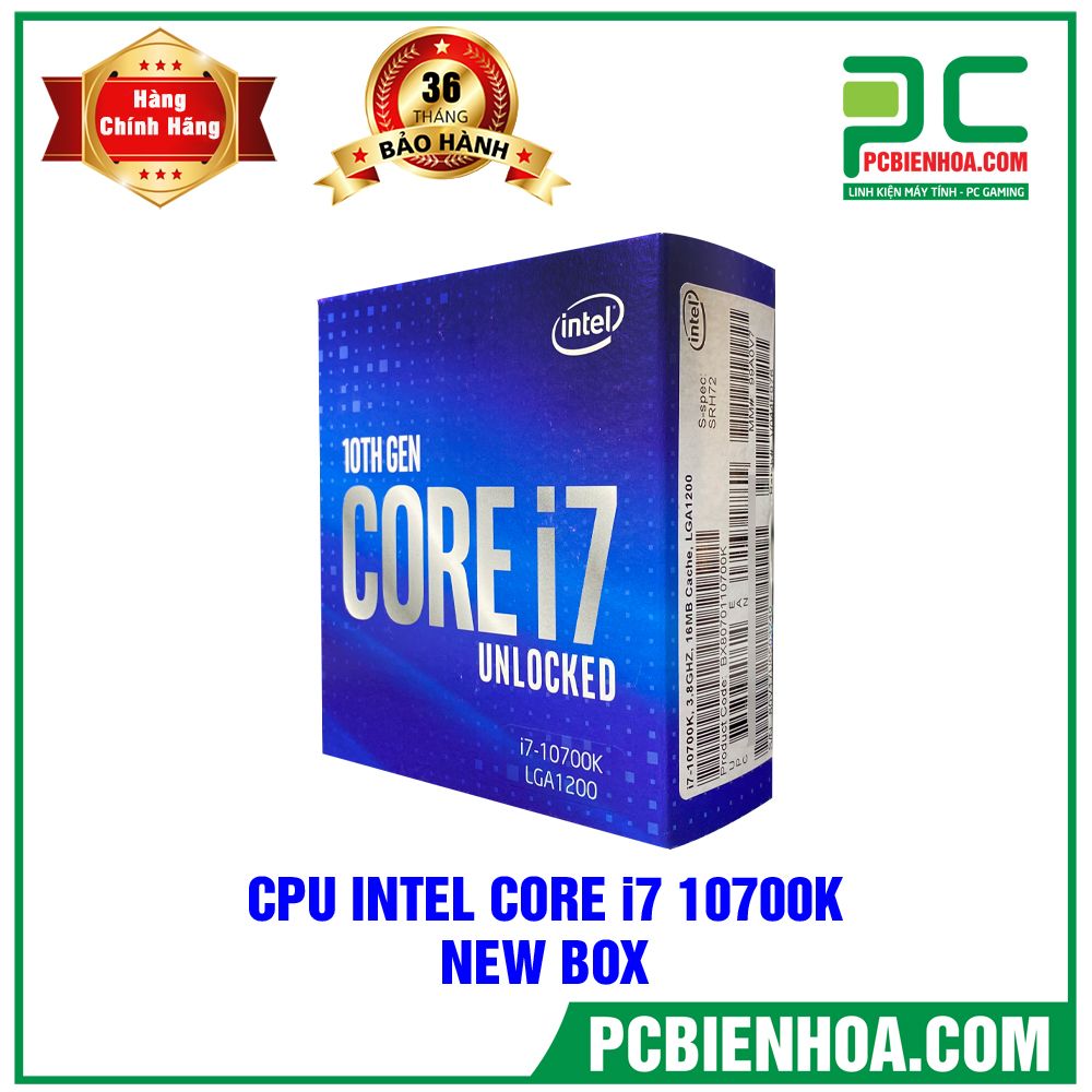 CPU Intel Core I7 10700K NEW BOX