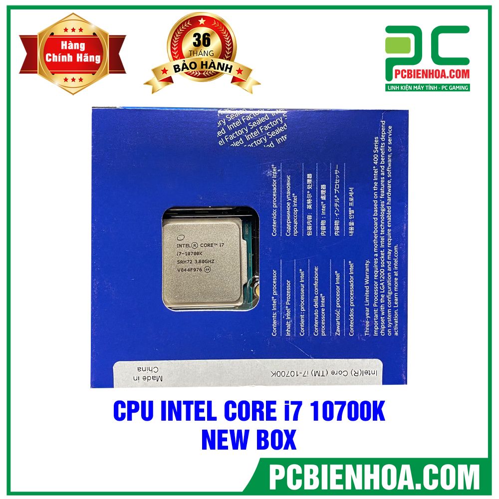 CPU Intel Core I7 10700K NEW BOX