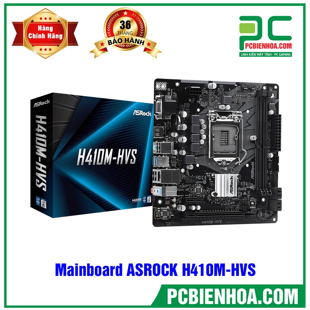Mainboard ASROCK H410M-HVS ( LGA1200 / M-ATX / 2xDDR4 )
