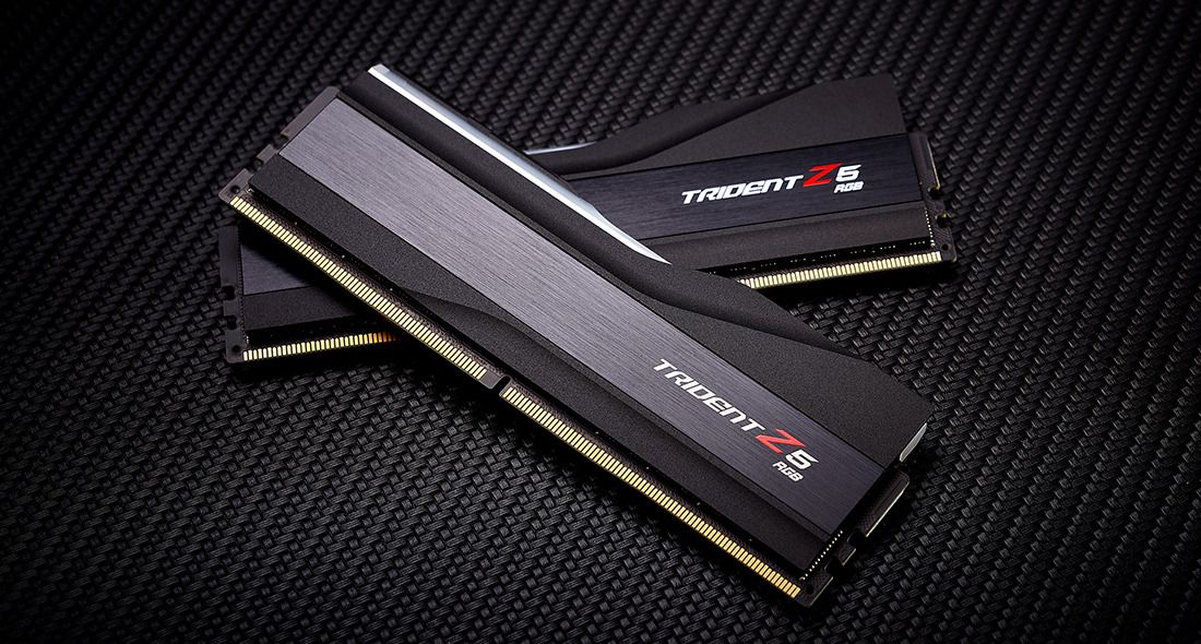  RAM G.SKILL TRIDENT Z5 BLACK RGB 32GB (2x16GB) 5600MHz DDR5 (F5-5600J4040C16GX2-TZ5RK) 