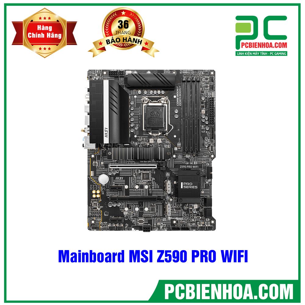 Mainboard MSI Z590 PRO WIFI ( LGA1200 / ATX / 4xDDR4 )