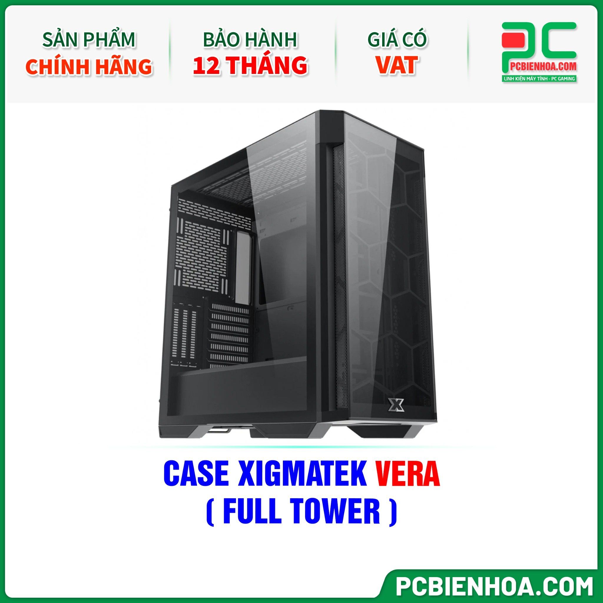 THANH LÝ - CASE XIGMATEK VERA - CHƯA KÈM FAN ( FULL TOWER - EN45730 )