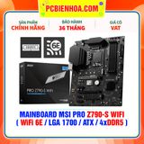  DDR5 - MAINBOARD MSI PRO Z790-S WIFI ( WiFi 6E / LGA1700 / ATX / 4xDDR5 ) 