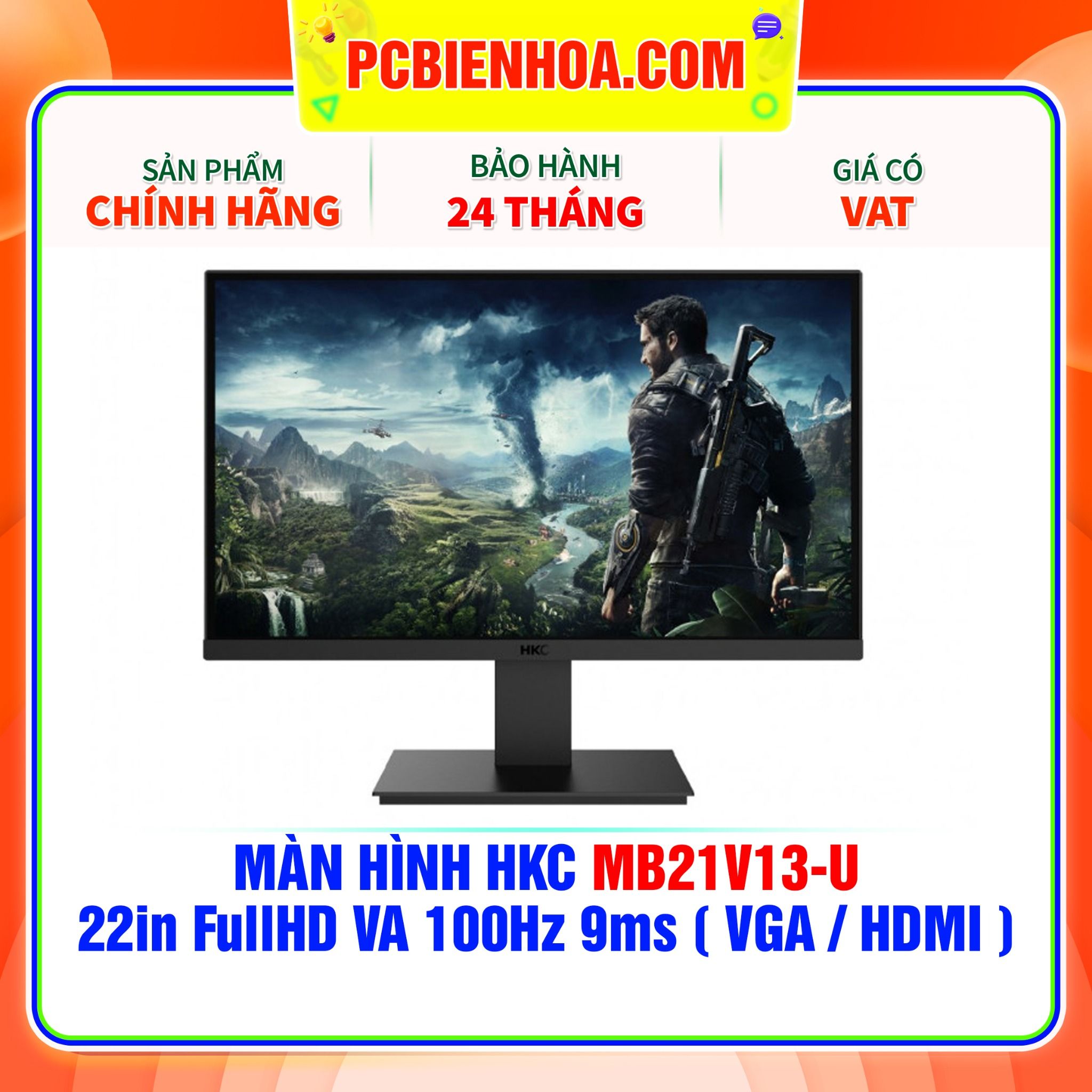  MÀN HÌNH HKC MB21V13-U 22in FullHD VA 100Hz 9ms ( VGA / HDMI ) 