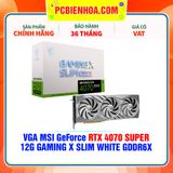  VGA MSI GeForce RTX 4070 SUPER 12G GAMING X SLIM WHITE GDDR6X 